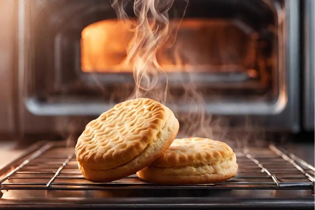 Why do you put biscuits really close together on a baking pan?